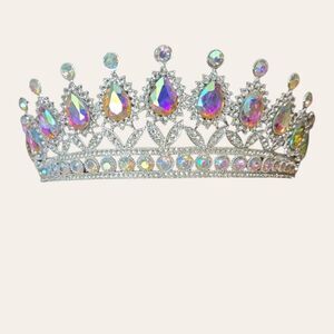 Rhinestone & Silver Tiara